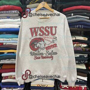 Vintage WSSU Sweatshirt, Retro Winston-Salem State University Shirt Tee